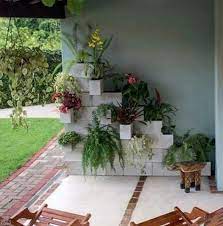 Jardinera bloques ideas / bloques de cemento para decorar exteriores | jardines. Bloques De Cemento Como Jardineras Decoraciones De Jardin Jardineria En Macetas Y Jardin De Hierbas