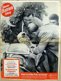 Schweizer illustrierte presents people who are making things happen in switzerland; Sportantiquariat Sieger Im Grossen Preis Von Europa Schweizer Illustrierte Zeitung 7 7 1948