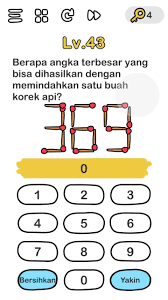 Kunci jawaban brain out berapa angka terbesar yang dihasilkan dengan memindahkan 2 buah korek api. Lvl 43 Jawaban Brain Out Facebook