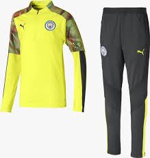 1.display van polyester voetbal trainingspak voetbal. Bol Com Puma Manchester City Trainingspak 2019 2020 Junior Geel Maat 152