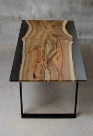 Custom Epoxy Table Made Of Walnut Wood Modern Live Edge Table Unique Uv Resin Table In Industrial Style Conference Table Resin Table Live Edge Table Resin And Wood Diy