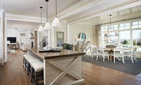 Interior Design Ideas Acreage Modern Farmhouse Kitchen Island With Seating Trendy Farmhouse Kitchen Farmhouse Kitchen Island