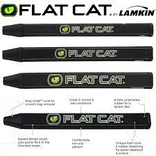 Worth a look for anyone struggling with their putting. Ltd Edition Lamkin Flat Cat Black Putter Grip As Used By Justin Rose Ebay