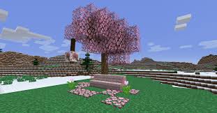 Minecraft trees hand made and custom as. Custom Cherry Blossom Tree You Can Use This As A Wallpaper Quarkmod