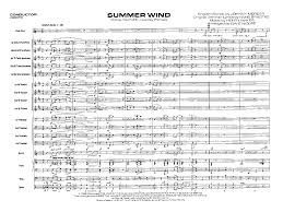 Summer Wind Additional Score Arr Dave W J W Pepper
