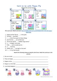 Mega blocks peppa pig treehouse secret password play time peppa pig family house rocking nursery rhymes 00:00 rock on. Verb To Be With Peppa Pig English Esl Worksheets For Distance Learning And Physical Classrooms