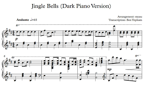 Print and download mariage d'amour sheet music by richard clayderman arranged for piano. Myuu Jingle Bells Dark Piano Version Sheet Music