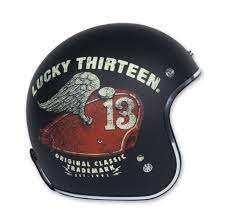 Torc T50 Lucky 13 Wing Tank Black Open Face Helmet T50 Fbk Tk M Open Face Helmets Motorcycle Helmets Helmet