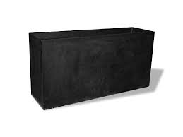 Sold and shipped by spreetail. Amazon Com Amedeo Design Resinstone 2513 6b Tall Rectangular Planter 48 By 14 By 24 Inch Black Patio Law Stone Planters Rectangular Planters Planter Boxes