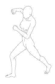 Fighting Pose Female 04 By Death-Tendency On DeviantArt