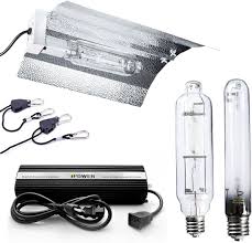 Amazon Com Ipower 600 Watt Hps Mh Digital Dimmable Grow Light System Kits Wing Reflector Set Plant Growing Light Fixtures Garden Outdoor
