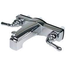 I've got a two handle shower faucet where the diverter pull/valve in the middle snapped, so we can't use the shower (photos). Ultra Faucets Uf08061c Two Handle Rv Mobile Home Tub And Shower Diverter Faucet In Chrome Greydock Com