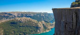 The pulpit rock, pulpit, or preacher's chair) is a tourist attraction in the municipality of strand in rogaland county, norway.preikestolen is a steep cliff which rises 604 metres (1,982 ft) above lysefjorden.atop the cliff, there is an almost flat top of approximately 25 by 25 metres (82 ft × 82 ft). Stavanger The Pulpit Rock Best Served Scandinavia Wanderlust Trip Finder