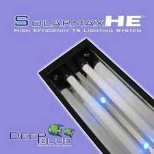 75 55 123 33 Deep Blue Professional Db Solarmaxhe Double Lamp Fluorescent T5 Light System W Moonlight Leds Strip Lighting Blue Lighting Aquarium Lighting
