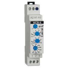 Timer relays are typically used in driveway gate installations to activate lighting for specific time periods when the gate is opened. Entes Mcb 8 Time Delay Relay Spdt Co 8a 24v Ac Dc 230v Ac Rapid Online