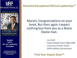  Lou Holtz Leadership Roles Life Lessons Leadership