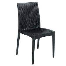 Check out our outdoor chairs selection for the very best in unique or custom, handmade pieces from our patio furniture shops. Premier Furniture 7040bk Indoor Outdoor Plastic Rattan Dining Chair Black Central Restaurant Products