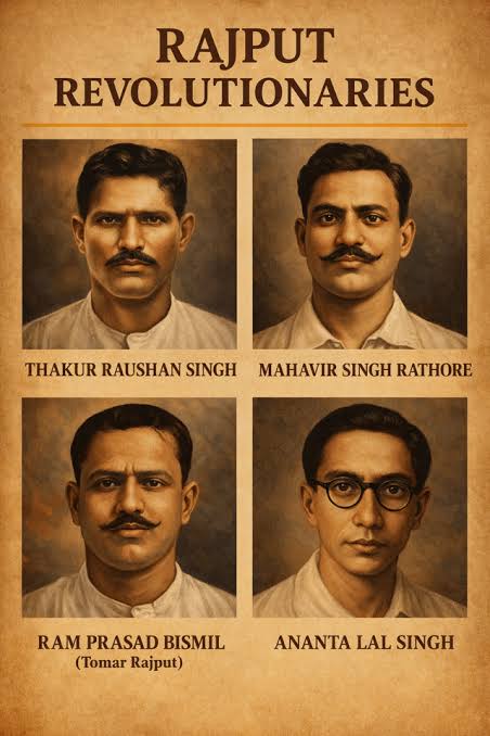 Rajput Contribution to India's Revolutionary Movement (Detailed List Below 👇🏻) : r/Rajputana
