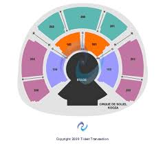 seating chart for kooza cirque du soleil amaluna toronto