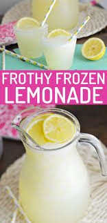 Homemade Frozen Lemonade In 2020 Drink Recipes Nonalcoholic Frozen Drink Recipes Frozen Lemonade Recipes