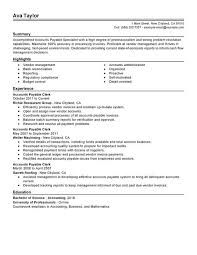 Composing a resume for office and secretary work is simpler than you might imagine. Accounts Payable Specialist Resume Example Myperfectresume