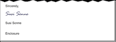 Cover Letter Enclosure Writing English