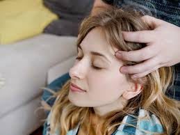 Beautiful brunette wife giving head. Head Massage Benefits For Headaches Migraine Stress More