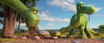 Perhaps the best moment comes during an understated scene where arlo and spot, who don't share a language, use sticks to communicate. Pixar Animation Studios