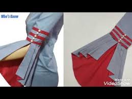 Sleeves design cutting and stitching 2. Sleeves Designs Simple Easy Beautiful Youtube In 2021 Stylish Kurtis Design Sleeves Designs For Dresses Stylish Dress Designs