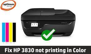 Check spelling or type a new query. Solved How To Fix Hp Officejet 3830 Not Printing In Color