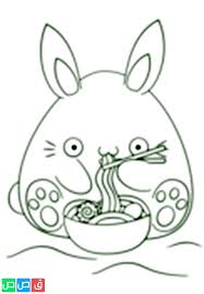 رسم ارنب للتلوين hello kitty kitty art