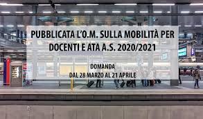 13, comma 1/ii contratto mobilità). Pubblicata L O M Sulla Mobilita Per Docenti E Ata A S 2020 2021 Aclis