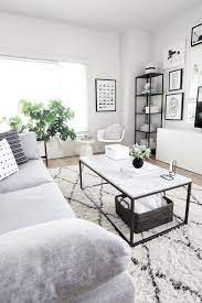 Sources For Everything In My Living Room Homey Oh My Monochrome Living Room Living Room Scandinavian Apartment Living