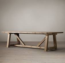 Salvaged Wood Beam Rectangular Extension Table Outdoor Dining Table Long Wood Table Wood Table