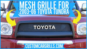 You can't help but smile at all our aftermarket and genuine toyota grille selections. Satoshi Mesh Grill Installation For Toyota Tundra 2003 2006 How To By Customcargrills Com Youtube