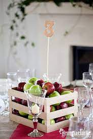37 Things To Diy Instead Of Buy For Your Wedding Apple Wedding Fruit Centerpieces Non Floral Centerpieces