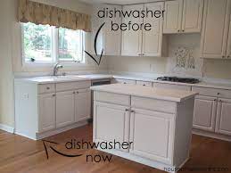 The miele is 23 9/16 wide and will fit in a 23 5/8 space. Creating A Wrap Around Cabinet Moving The Dishwasher Ikea Kitchen Renovation House Of Hepworths