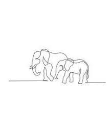 Elephant Line Drawing Elephantlinedrawing In 2021 Elephant Line Drawing Line Art Tattoos Line Drawing Tattoos