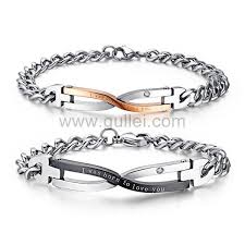 Custom Engraved Love Bracelets Christmas Gift Set For Couples Stainless Steel Bracelet Titanium Bracelet Bracelets For Men