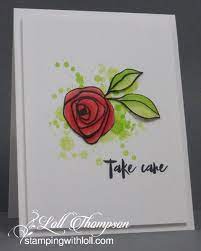 Bamboo Rose Altenew Cards Card Art Card Craft