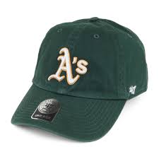 White and black mesh hats cap baseball caps uk. 47 Brand Oakland Athletics Clean Up Baseball Cap Dark Green From Village Hats