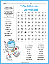 astronaut word search