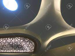 Artisto is a comprehensive family of suspended range of t5 luminaires for office lighting applications. Decorative Gypsum Board Suspended False Ceiling With Coves For Stock Photo Picture And Royalty Free Image Image 136055993