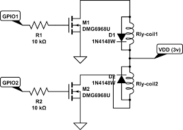 Basically, i have several steps in a process and have. Driving A 3v Latching Relay With An 1 8v Logic Mcu Not Working Electrical Engineering Stack Exchange