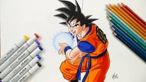 Image of goku was redesigned to make drawing him easier fact fiend. How To Draw Goku Kamehameha Step By Step Tutorial Dragonball Super Youtube