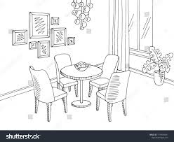 A man waits near a sign outside his kitchen that reads please wait to. Dining Room Cartoon Black And White