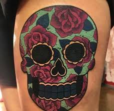 Dia de los muertos tattoo. 280 Best Sugar Skull Tattoo Designs With Meanings 2021 Dia De Los Muertos