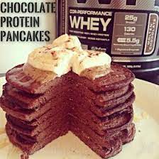 Melfy Cooks Healthy Chocolate Protein Pancakes Whey Protein Recipes Protein Powder Recipes Chocolate Protein Pancakes