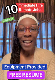 10 Immediate Hire Remote Jobs Offering Free Equipment