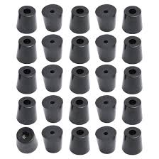Shop furniture bumper feet today! D31x24xh18mm Uxcell 25pcs Rubber Feet Bumper Buffer Feet Furniture Table Cabinet Leg Pads Anti Slip With Metal Washer Hardware Furniture Hardware Adios Co Il